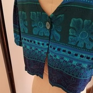 one button back crop top 1990s